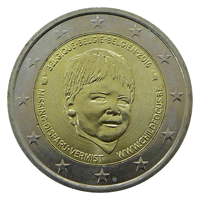 2 euros conmemorativa Día Internacional de los Niños Desaparecidos
